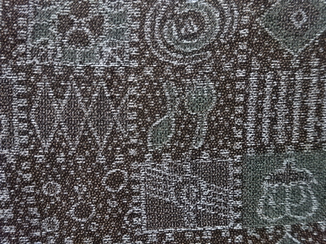 Japanese Kimono / Zugawari Combined weave